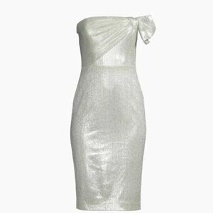 Black Halo Divina Metallic Sheath Dress Size 6 NWT